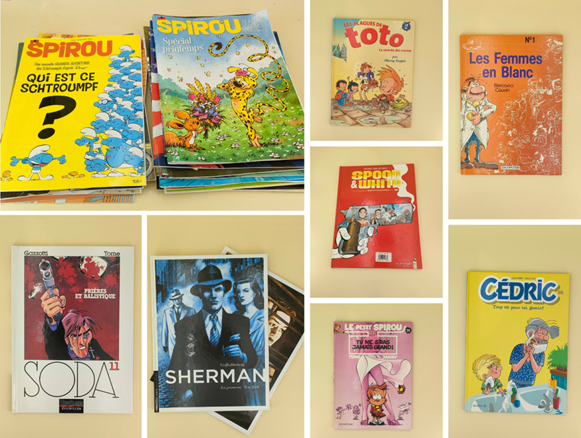 Illustration de Lot de bandes dessinées 